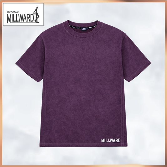 Millward Oversized T-Shirt Short Sleeve S - XL {Dark Purple} / Baju Oversize Lengan Pendek