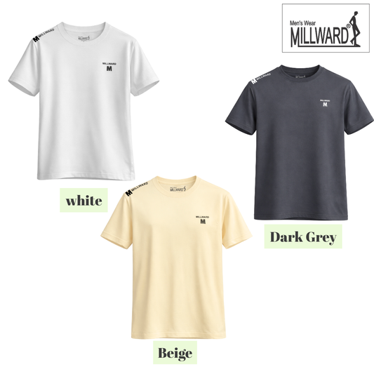 Brand Millward Roundneck T-Shirt ,Oversized ,5 Colors ,Short Sleeve