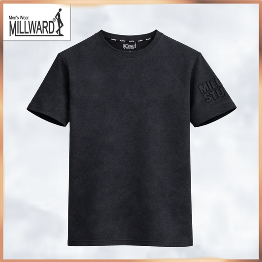 Millward Oversized T-Shirt Short Sleeve S - XL {Black} / Baju Oversize Lengan Pendek