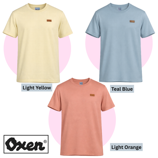 Brand Oxen Roundneck T-Shirt ,Oversized ,5 Colors ,