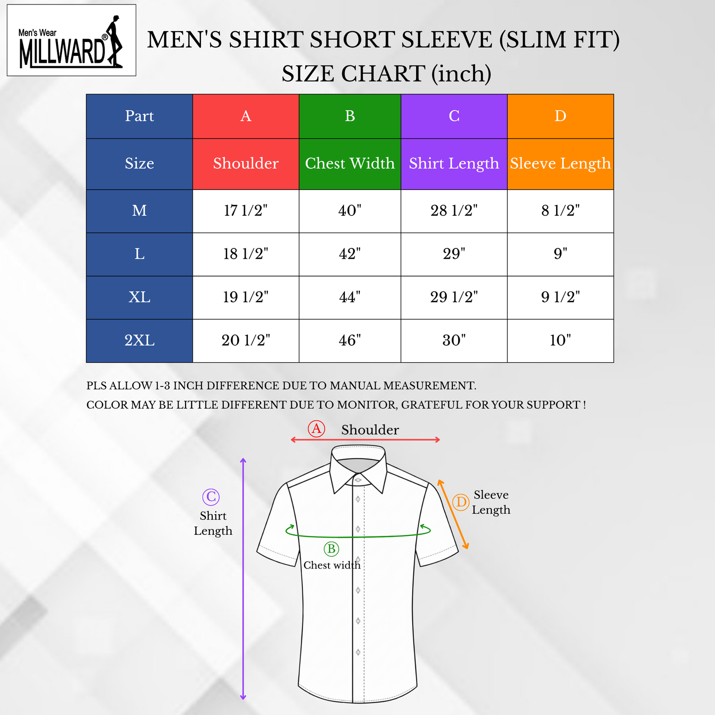 Brand Millward Shirt Short Sleeve