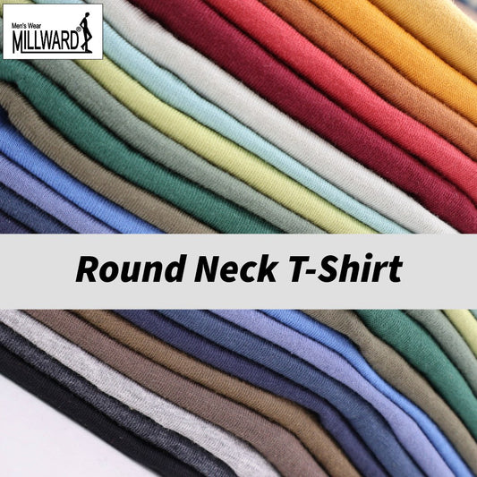 Brand Millward Cotton Round Neck T-shirt 20 Colours