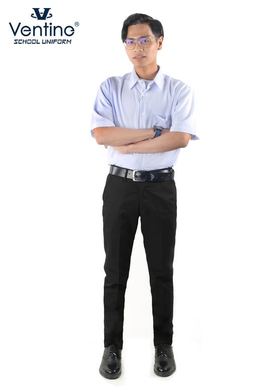 Seluar Panjang Hitam Sekolah Menengah Cutting Slim (SELUAR SAHAJA)