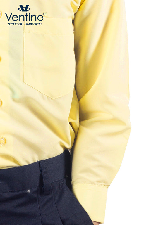 Baju Kemeja Pengawas Sekolah Rendah Lengan Panjang Kain Licin (Koshibo) , 5 Pilihan Warna (BAJU SAHAJA)