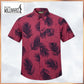 Brand MILLWARD Men’s Leaf Short Sleeve Shirt (M–4XL) / Kemeja Lelaki Lengan Pendek Corak Daun (M–4XL)