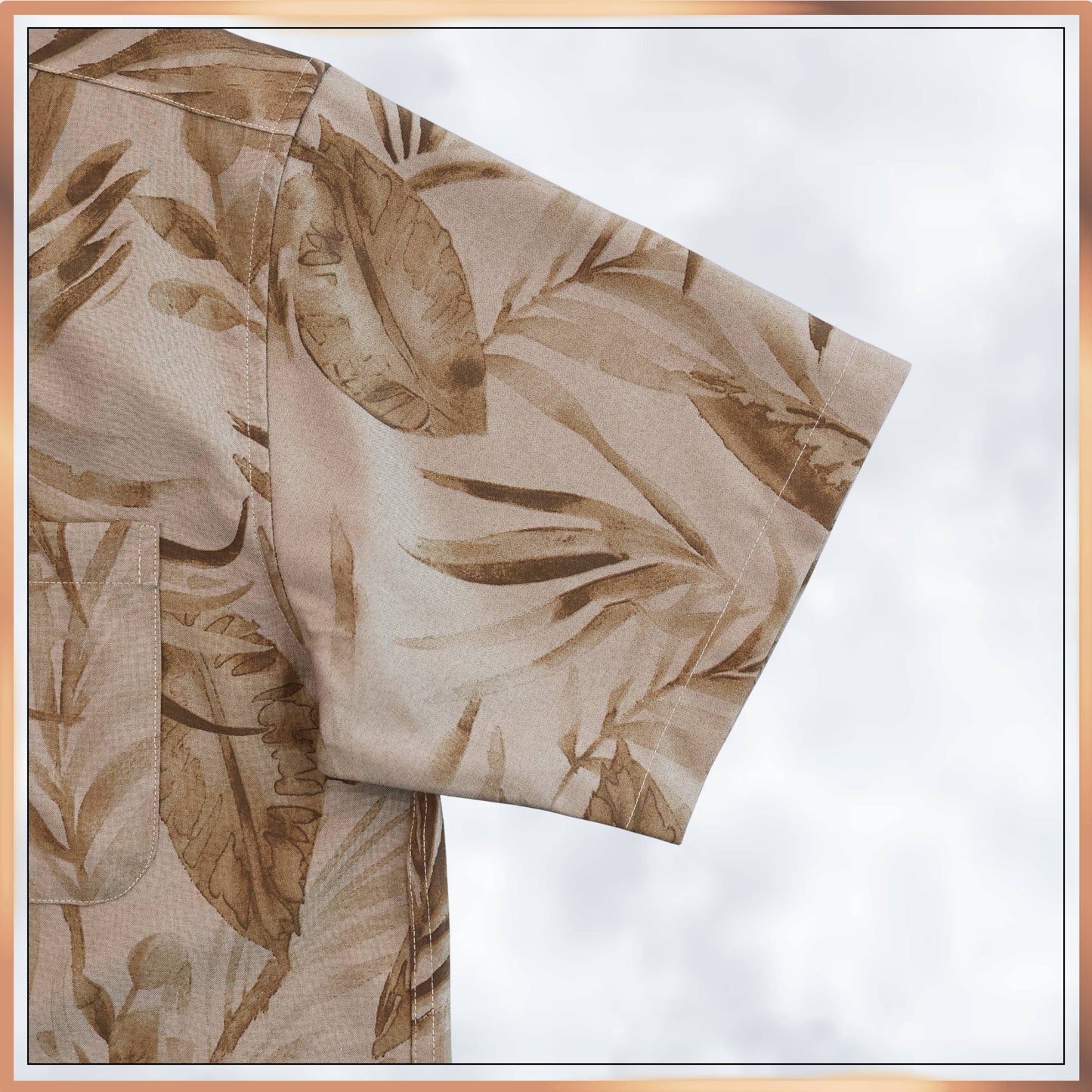 MILLWARD Men’s Floral Short Sleeve Shirt Regular Fit  (S–4XL)/Kemeja Lelaki Corak Floral MILLWARD Lengan Pendek Regular Fit  (S–4XL)