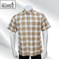 Brand Millward Men's Shirt Short Sleeve [RegularFit] / Kemeja Lelaki Lengan Pendek ) [RegularFit] M.Brown & M.Blue