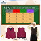 Ventine Vest Pengawas Sekolah Unisex | Size XS-3XL | Maroon / Blue / Brown / Black