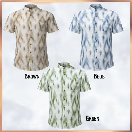 MILLWARD Men’s Short Sleeve Shirt Tie-Dye Pattern