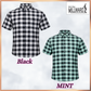 MILLWARD Modern Check Short Sleeve Shirt- checkered pattern, short sleeves, button-up front, sizes S-2XL