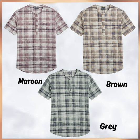 MILLWARD Men’s Plaid Short Sleeve Shirt