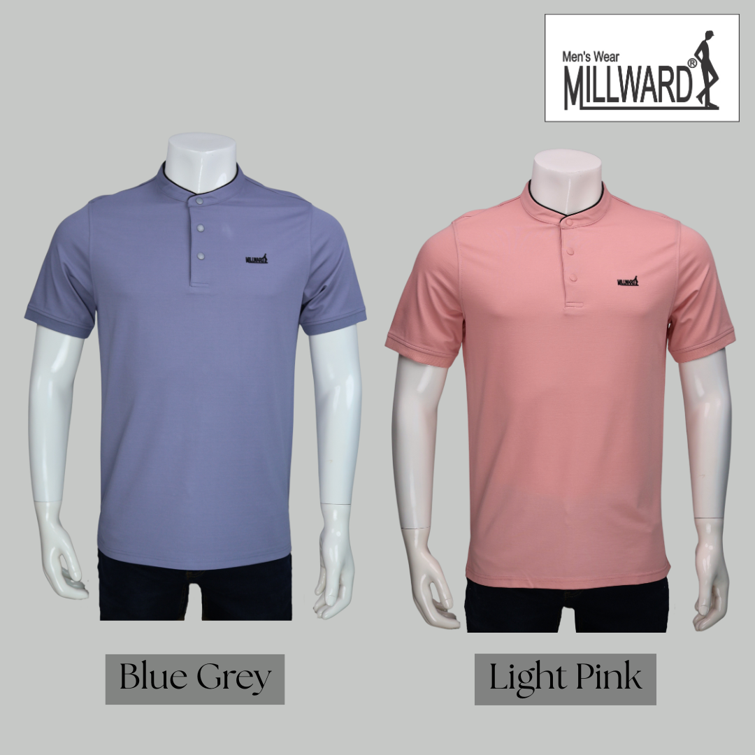 Brand Millward Men's Polo Short Sleeve T-shirt,8 colours / T - Shirt Lelaki Polo Lengan Pendek, 8 Pilihan Warna
