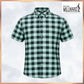 MILLWARD Modern Check Short Sleeve Shirt- checkered pattern, short sleeves, button-up front, sizes S-2XL