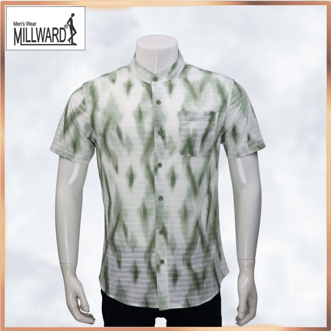 MILLWARD Men’s Short Sleeve Shirt Tie-Dye Pattern