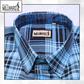 Brand Millward Men's Shirt Short Sleeve [RegularFit] / Kemeja Lelaki Lengan Pendek ) [RegularFit] Brown  & M.Blue