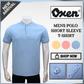 Brand Oxen Men's Polo Short Sleeve T-shirt/Baju T-Shirt Polo Lengan Pendek Lelaki , Potongan Slim Fit, 3 Warna