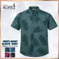 Brand MILLWARD Men’s Leaf Short Sleeve Shirt (M–4XL) / Kemeja Lelaki Lengan Pendek Corak Daun (M–4XL)