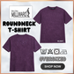 Millward Oversized T-Shirt Short Sleeve S - XL {Dark Purple} / Baju Oversize Lengan Pendek
