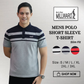 MILLWARD Brand Men’s Polo T-Shirt Red, Navy & White Slim Fit /Kemeja Polo Lelaki Warna Merah, Navy & Putih Potongan Slim