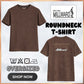 Millward Oversized T-Shirt Short Sleeve S - XL {Dark Brown} / Baju Oversize Lengan Pendek