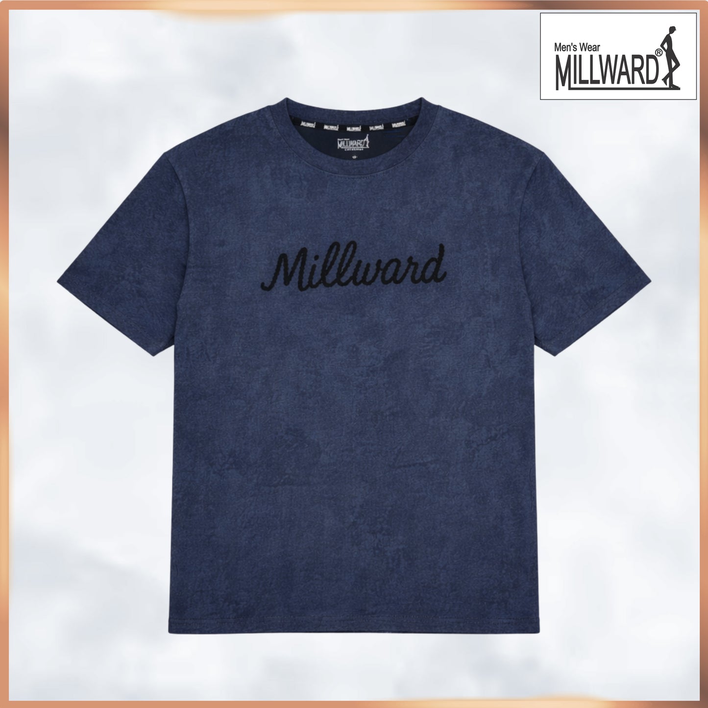 Millward Oversized T-Shirt Short Sleeve S - XL {Navy} / Baju Oversize Lengan Pendek