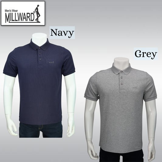 MILLWARD Brand Men’s Polo T-Shirt ,4 Colors,Slim Fit / Kemeja Polo Lelaki ,4 warna , Potongan Slim
