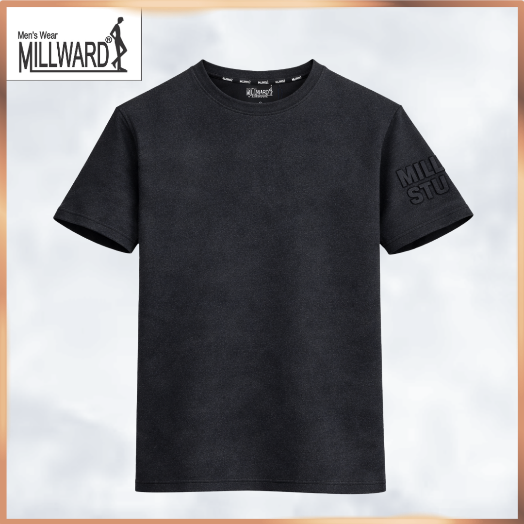 Millward Oversized T-Shirt Short Sleeve S - XL {Black} / Baju Oversize Lengan Pendek