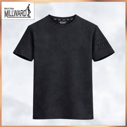 Millward Oversized T-Shirt Short Sleeve S - XL {Black} / Baju Oversize Lengan Pendek