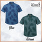Brand MILLWARD Men’s Leaf Short Sleeve Shirt (M–4XL) / Kemeja Lelaki Lengan Pendek Corak Daun (M–4XL)