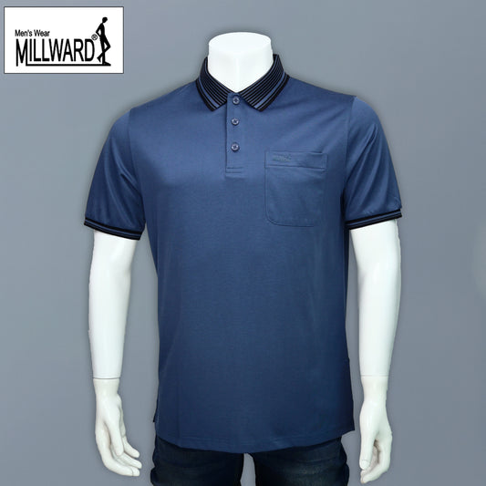 Millward Men’s Polo T-Shirt Short Sleeve (6 Colours) [Regular Fit]