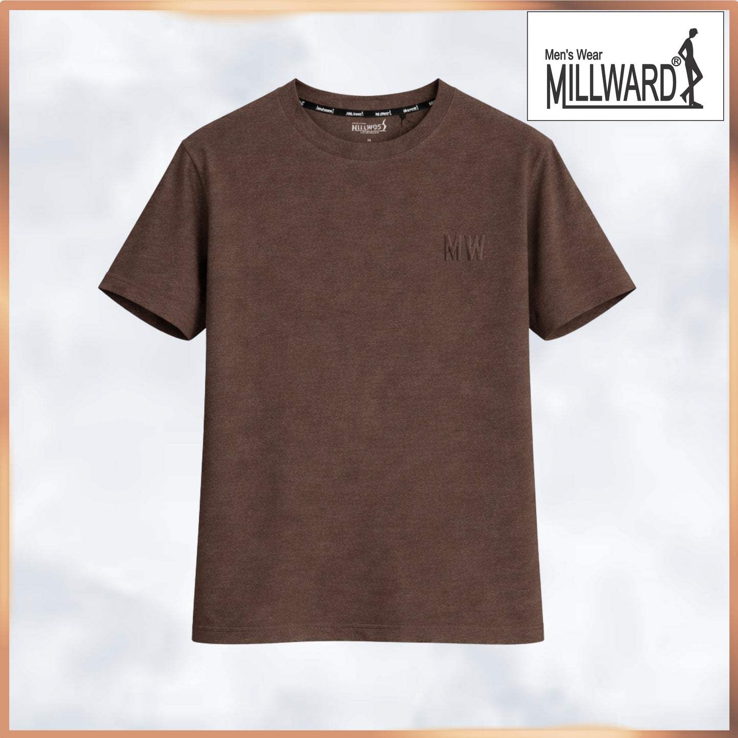 Millward Oversized T-Shirt Short Sleeve S - XL {Dark Brown} / Baju Oversize Lengan Pendek