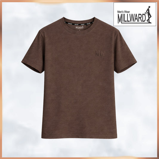 Millward Oversized T-Shirt Short Sleeve S - XL {Dark Brown} / Baju Oversize Lengan Pendek