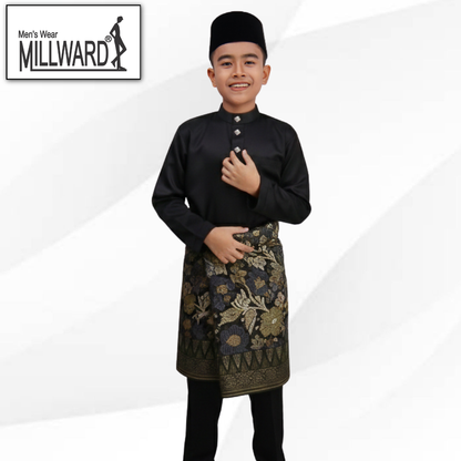 BRAND MILLWARD BAJU MELAYU 2026 ,CEKAK MUSANG, SLIM FIT , 10 COLORS , KIDS , (Tidak Termasuk Sampin)