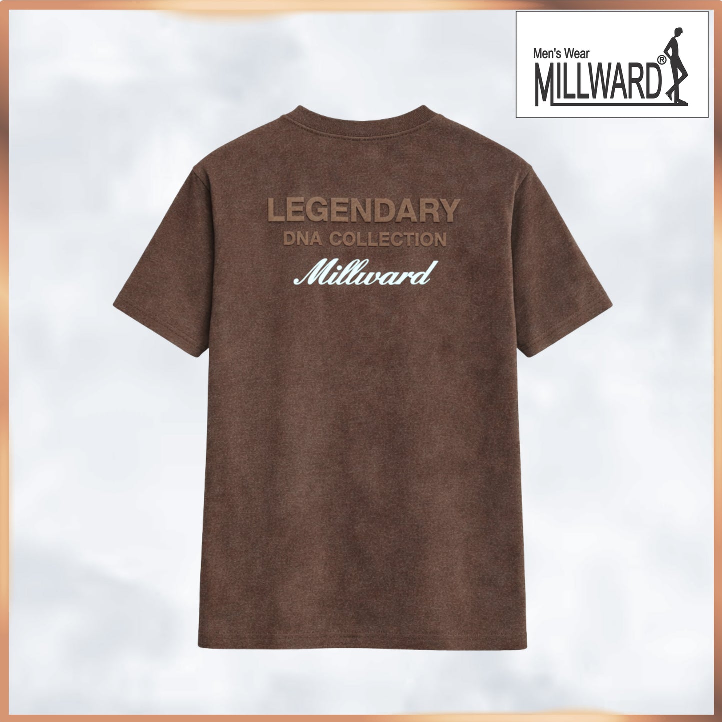 Millward Oversized T-Shirt Short Sleeve S - XL {Dark Brown} / Baju Oversize Lengan Pendek