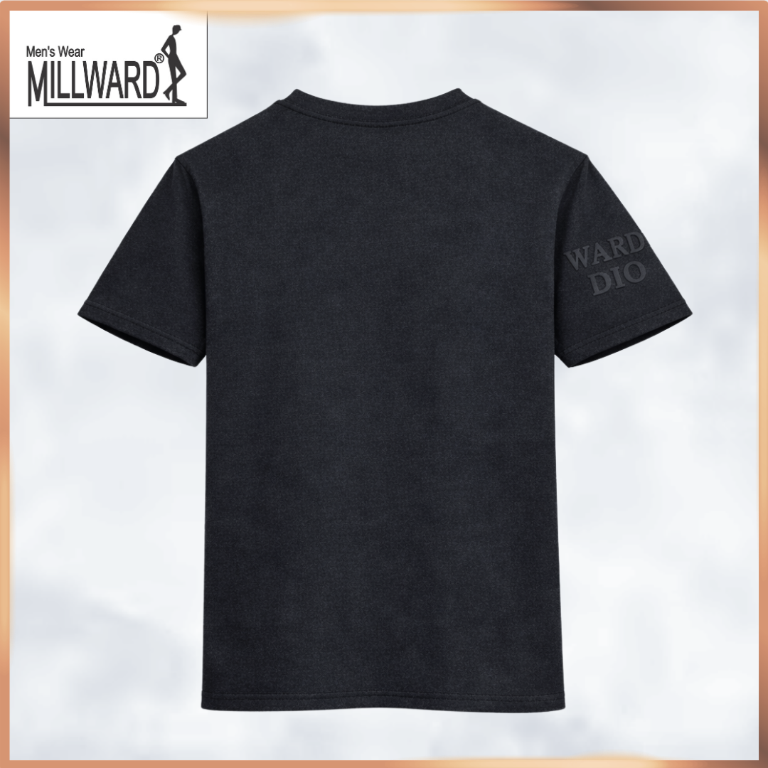 Millward Oversized T-Shirt Short Sleeve S - XL {Black} / Baju Oversize Lengan Pendek