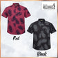 Brand MILLWARD Men’s Leaf Short Sleeve Shirt (M–4XL) / Kemeja Lelaki Lengan Pendek Corak Daun (M–4XL)
