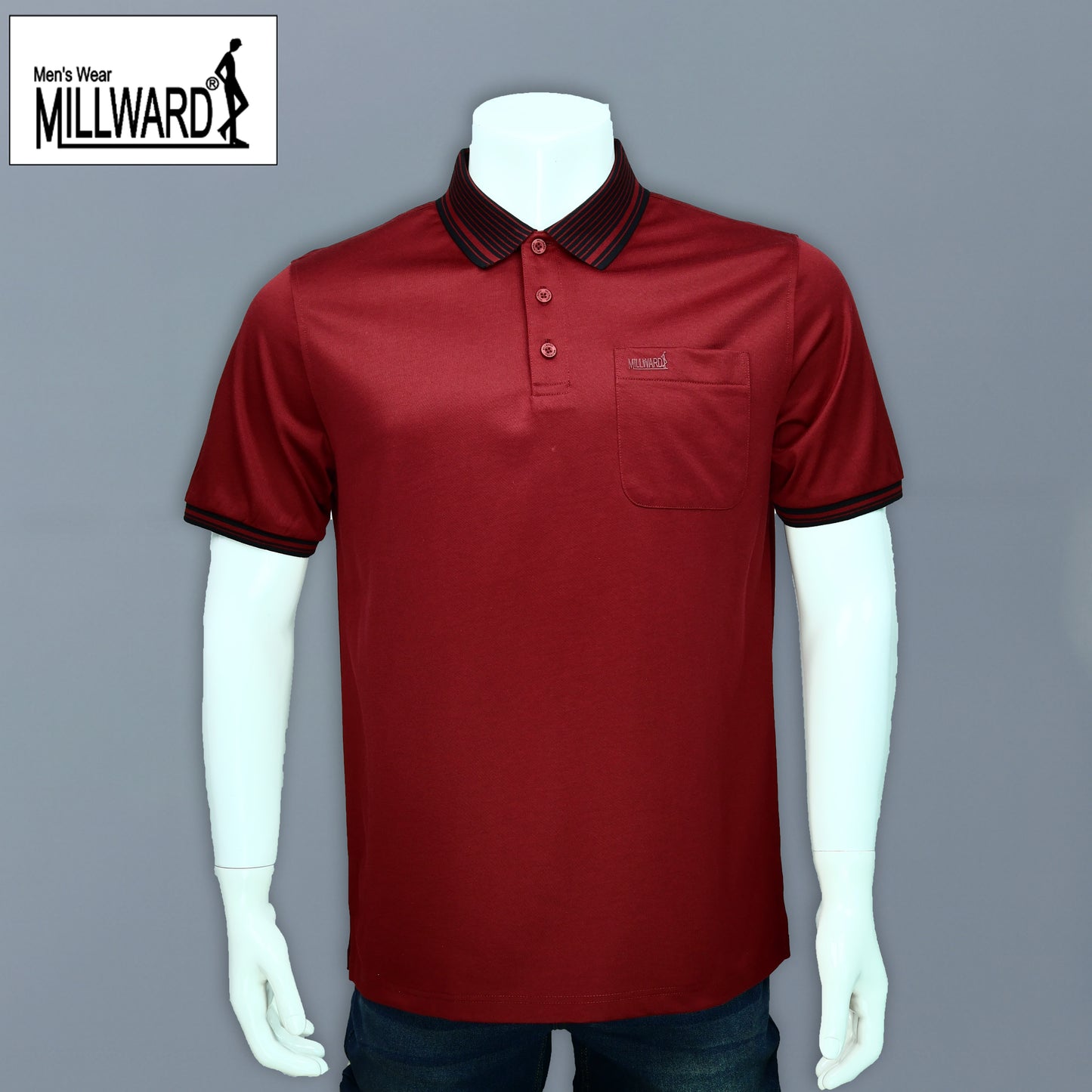 Millward Men’s Polo T-Shirt Short Sleeve (6 Colours) [Regular Fit]