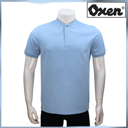 Brand Oxen Men's Polo Short Sleeve T-shirt/Baju T-Shirt Polo Lengan Pendek Lelaki , Potongan Slim Fit, 3 Warna