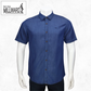 Brand Millward Men Shirt Short sleeve, Denim ,Slim Fit / Kemeja Lelaki Lengan Pendek, Denim ,Slim Fit