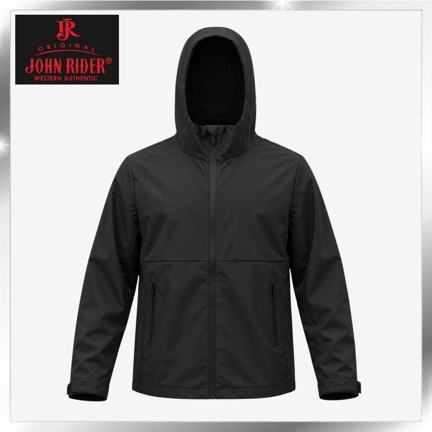 John Rider Original Waterproof Long Sleeve Jacket with Hood, Available in 2 Colors