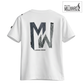 Brand Millward Roundneck T-Shirt ,Oversized ,White,Short Sleeve