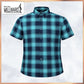 MILLWARD Classic Plaid Short Sleeve Shirt Navy & Green