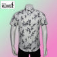 Brand Millward Shirt Short Sleeve Slim Fit Leaf Pattern Collection / Baju kemeja Lengan Pendek Koleksi Millward Slim Fit  Corak Daun