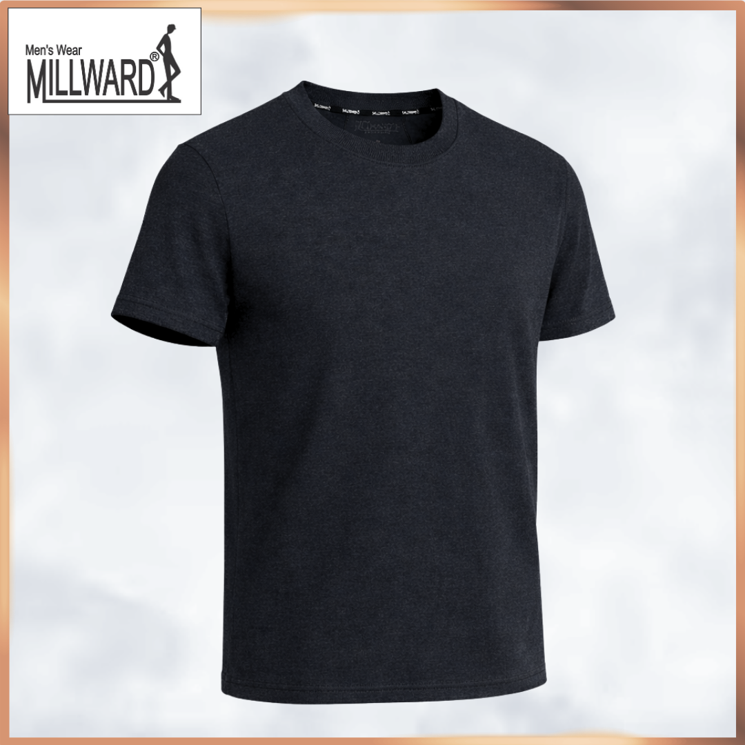 Millward Oversized T-Shirt Short Sleeve S - XL {Black} / Baju Oversize Lengan Pendek