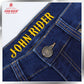 John Rider Men's Denim Short Pants Slim Fit /Denim Blue /Size 27-40