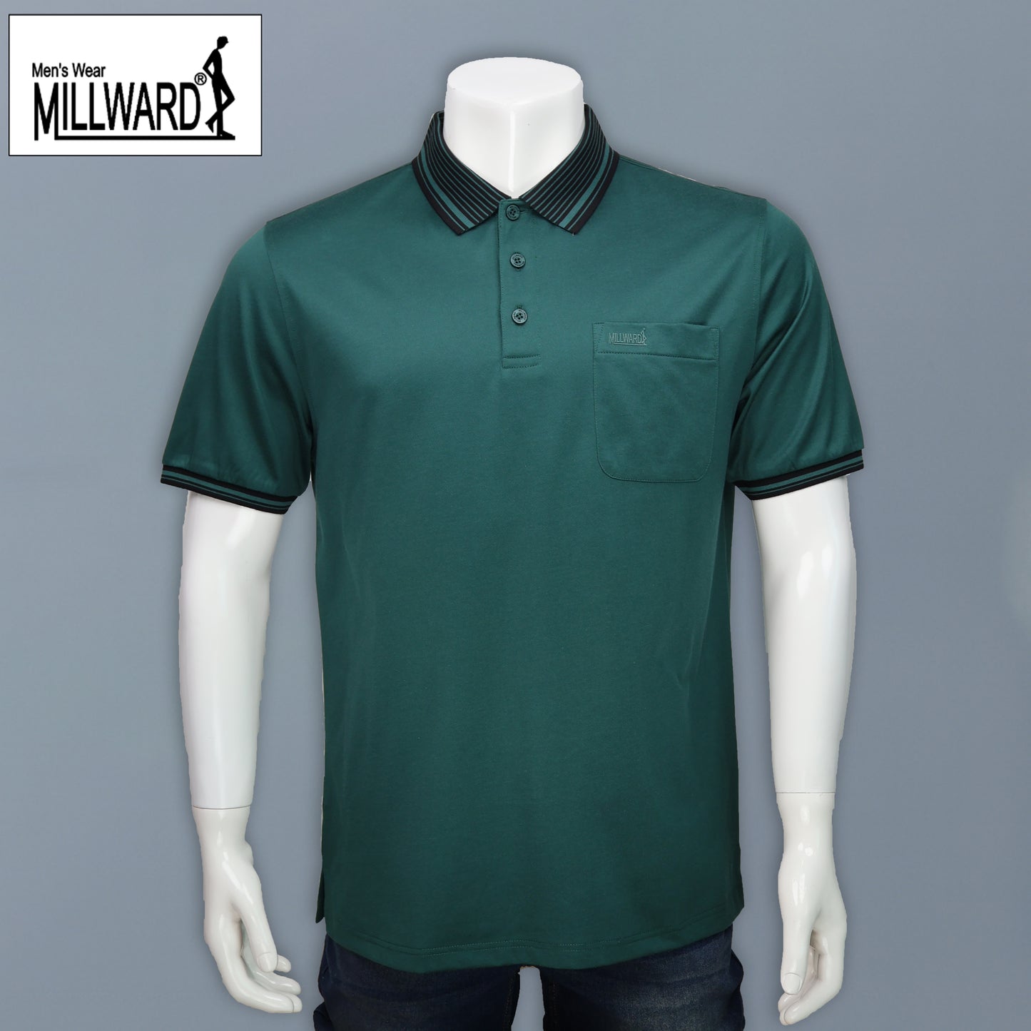 Millward Men’s Polo T-Shirt Short Sleeve (6 Colours) [Regular Fit]