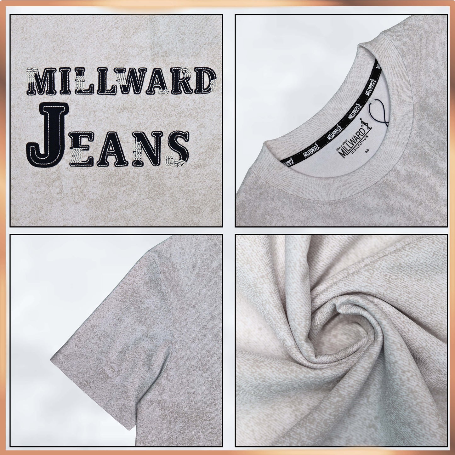 Millward Oversized T-Shirt Short Sleeve S - XL {White} / Baju Oversize Lengan Pendek {White}