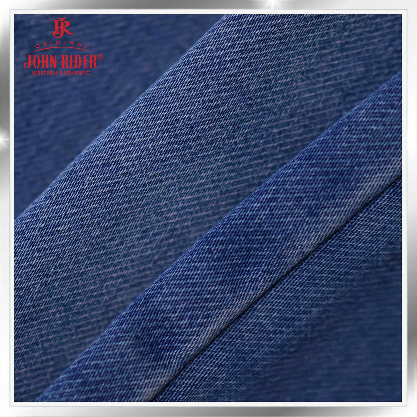 John Rider Men's Denim Short Pants Slim Fit /Denim Blue /Size 27-40