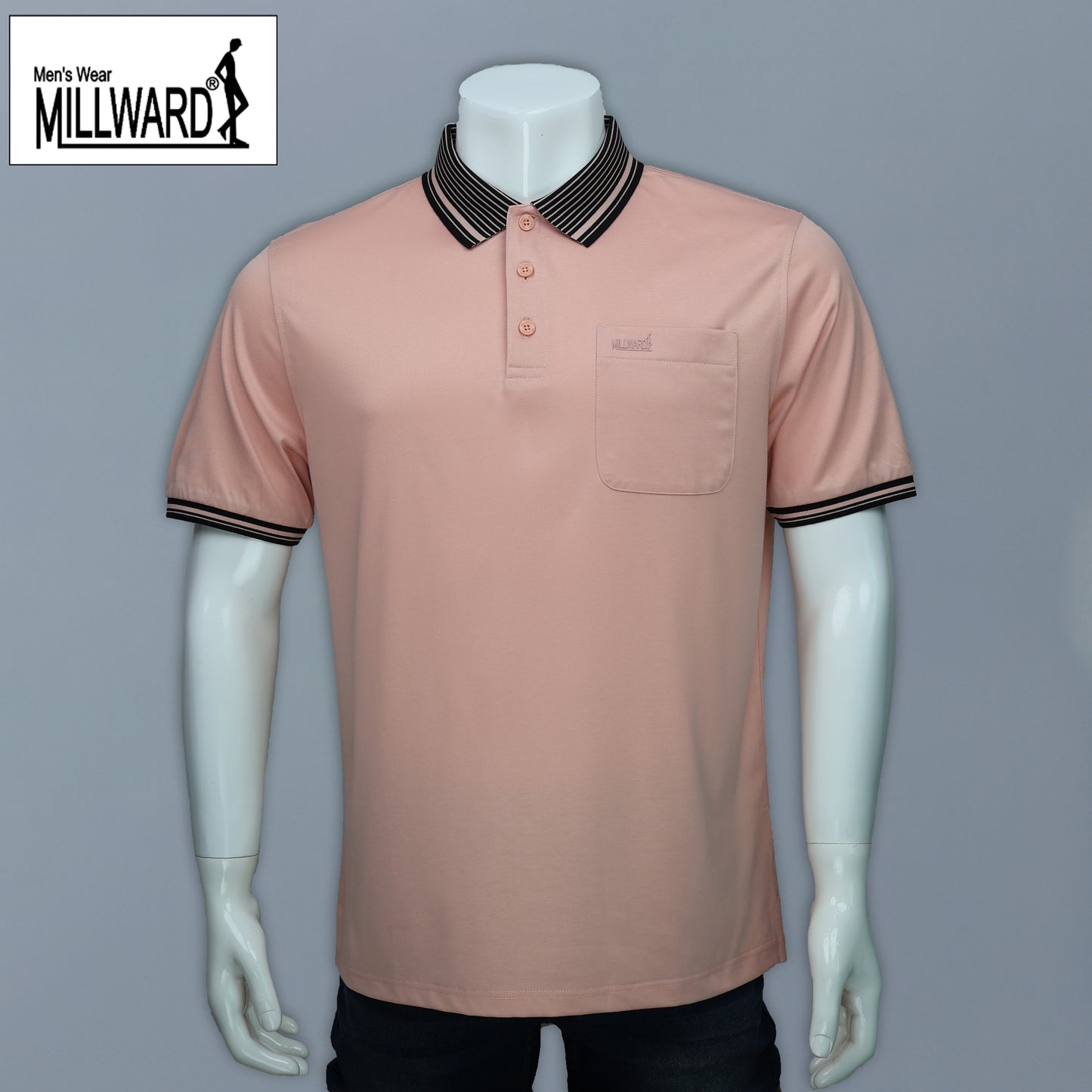 Millward Men’s Polo T-Shirt Short Sleeve (6 Colours) [Regular Fit]