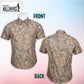 Brand Millward Shirt Short Sleeve Slim Fit Leaf Pattern Collection / Baju kemeja Lengan Pendek Koleksi Millward Slim Fit Corak Daun